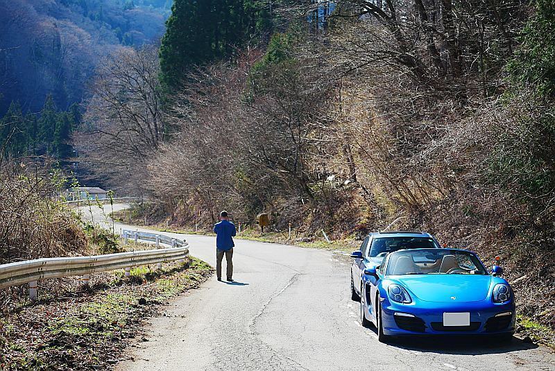 風景 阿武隈高地ツーリング: Wind and Light, Boxster.